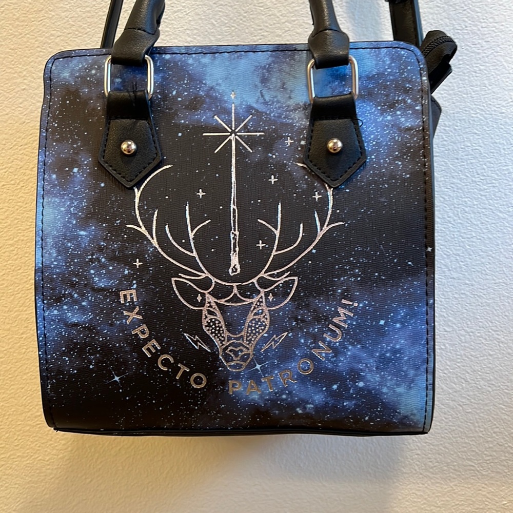 Harry Potter Purse Handbag Mini Satchel Crossbody Bag Stag Patronus Bioworld